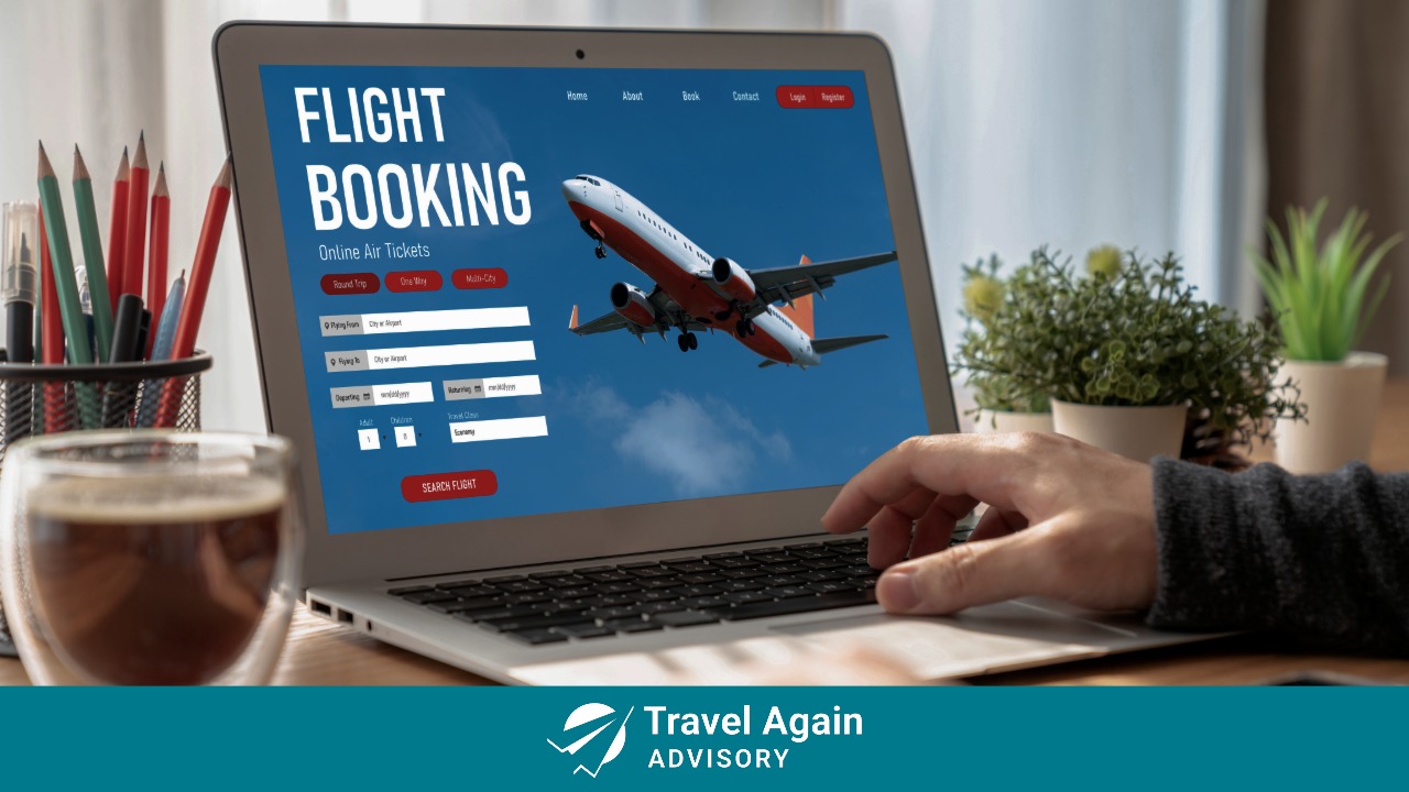 Buying tickets on a website with airline retailing customization. 