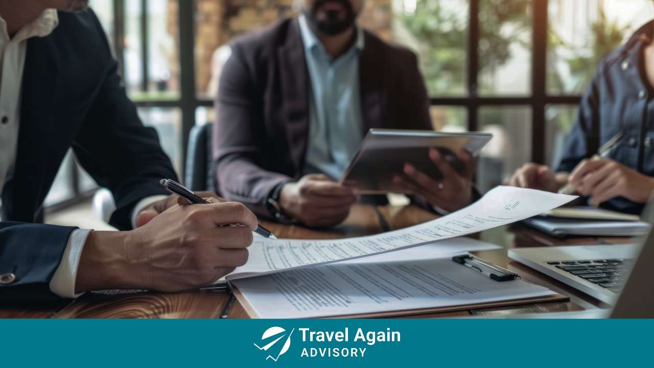 a business acquisition of a travel management company in 20225